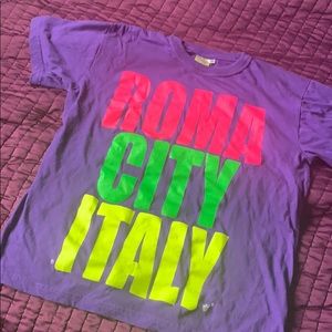 Roma city italy t shirt
